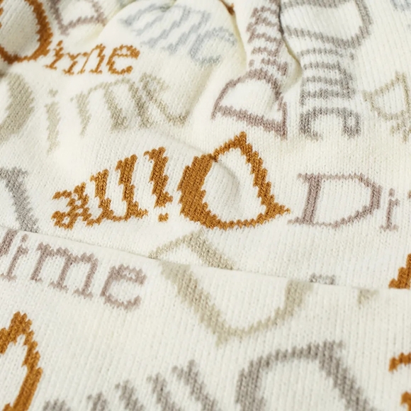 Dime off-white "haha!" Beanie one size - Picture 2 of 6